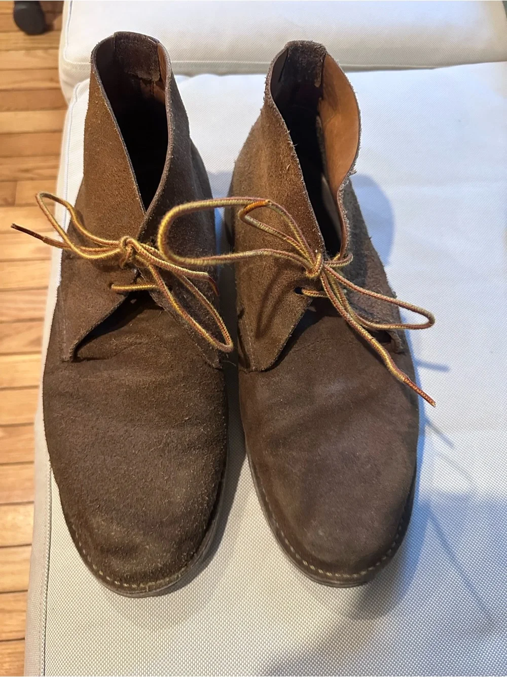 Red Wing Shoes suede upper